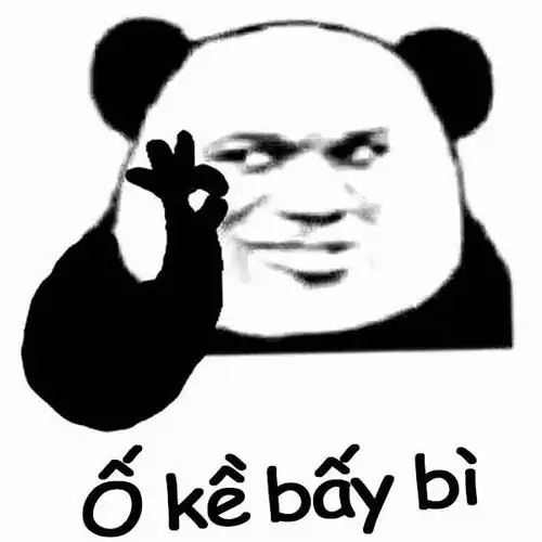 47 Trong khung phim hoạt hình gấu trúc, nhân vật ngồi khoanh tay bên bát tre, đôi mắt nheo lại như đang giận dỗi