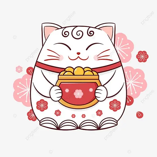 Trọn bộ 99 Ảnh Avatar Mèo Thần Tài Neko chiêu tài chiêu lộc gia đạo an yên