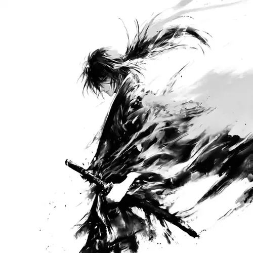 315 Ảnh Anime Nam Trắng Đen Cute Ngầu với mái tóc rối ánh mắt sắc lạnh và chiếc áo khoác rộng