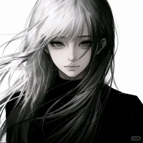 Tuyển tập 195 Ảnh Anime Nữ Đen Trắng Cute gương mặt bầu bĩnh nền trắng thoáng đãng